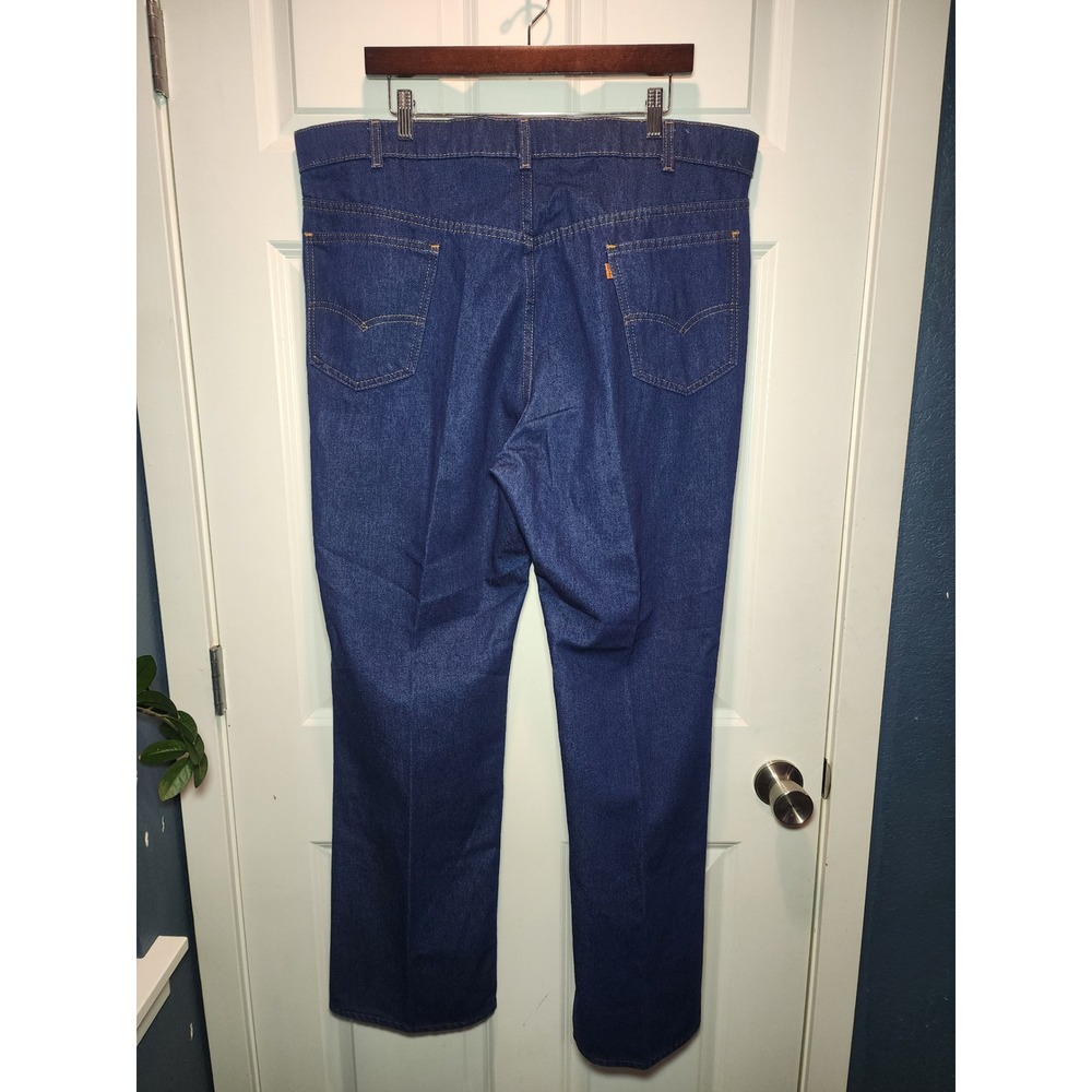 Vintage 1985 Levis For Men Orange Tab Skosh More Comfort Jeans Blue 42x32